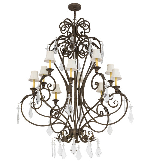 Meyda 48"W Josephine 10 LT Chandelier- 120429