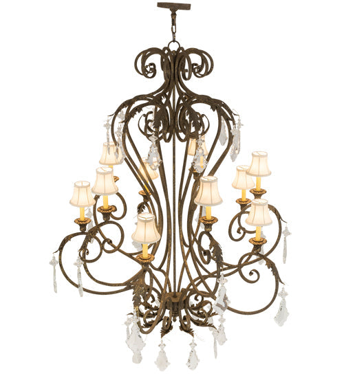 Meyda 48"W Josephine 10 LT Chandelier- 120429