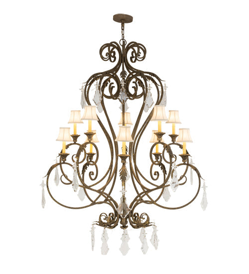 Meyda 48"W Josephine 10 LT Chandelier- 120429