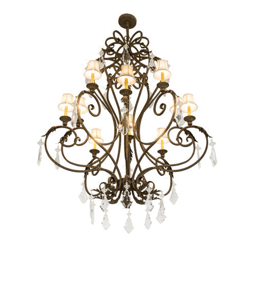 Meyda 48"W Josephine 10 LT Chandelier- 120429