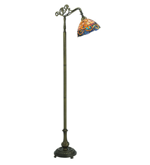 Meyda 63"H Saturday Morning Bridge Arm Floor Lamp '120578