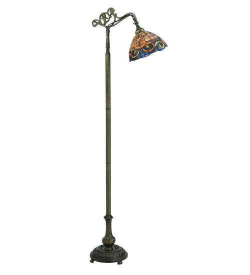 Meyda 63"H Saturday Morning Bridge Arm Floor Lamp '120578