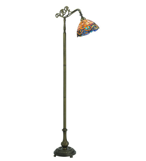 Meyda 63"H Saturday Morning Bridge Arm Floor Lamp '120578