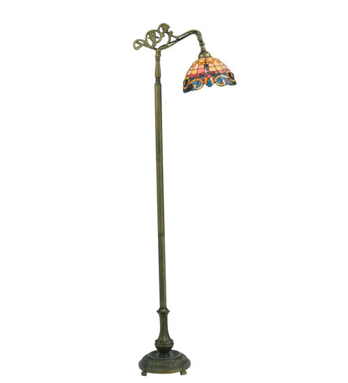 Meyda 63"H Saturday Morning Bridge Arm Floor Lamp '120578