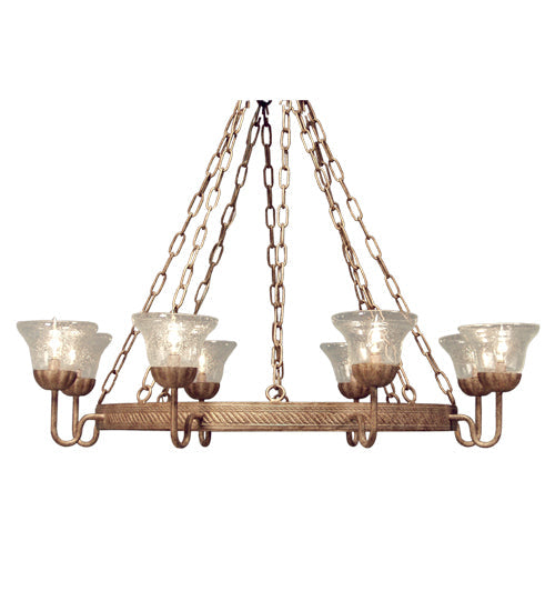 Meyda 42" Wide Cormac 8 Light Chandelier 120792