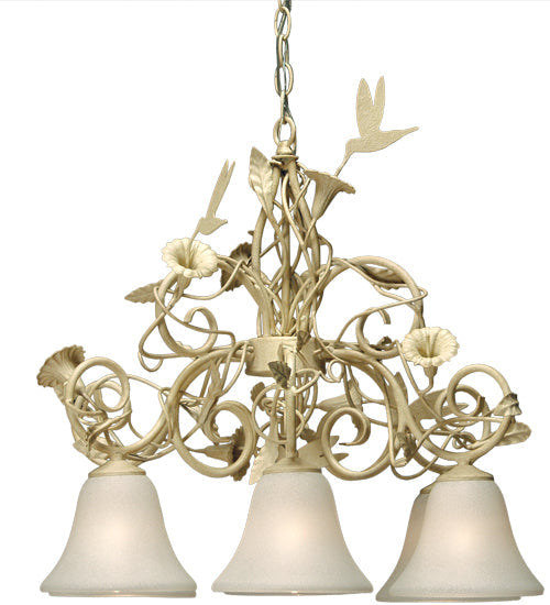 Meyda 24" Wide Hummingbird 6 Light Chandelier 120993