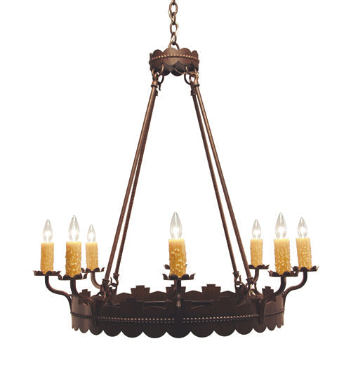 Meyda 36" Wide Sergio 8 Light Chandelier 121012