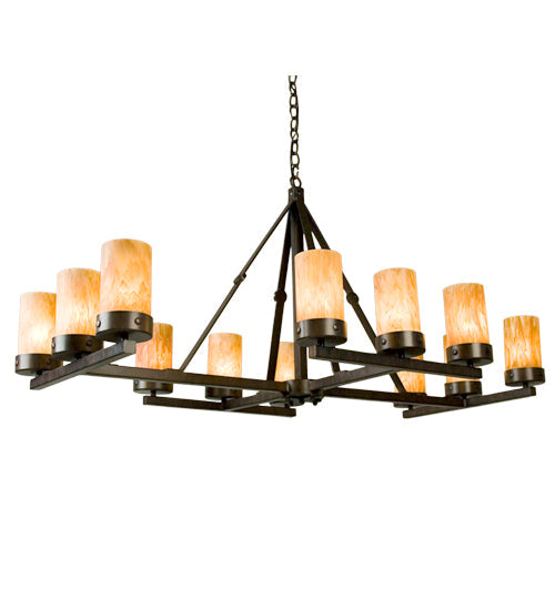 Meyda 52" Wide Parker 12 LT Chandelier 121079