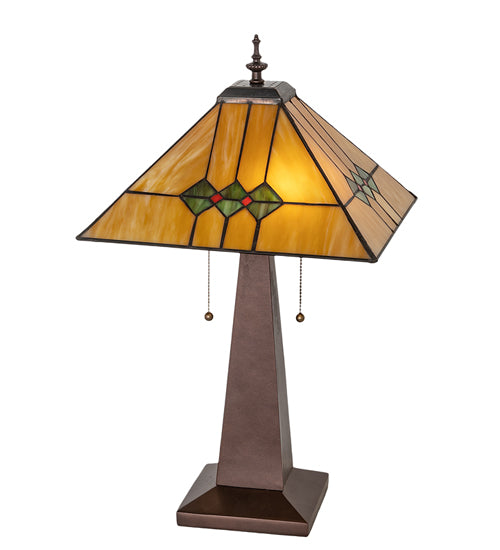 Meyda 24" High Martini Mission Table Lamp- 124521