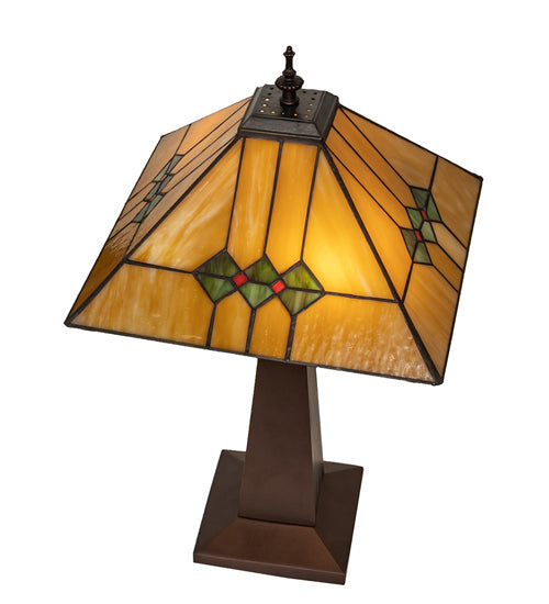 Meyda 24" High Martini Mission Table Lamp- 124521