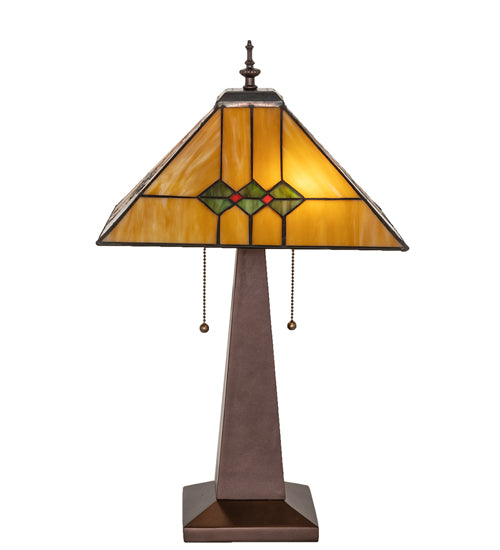 Meyda 24" High Martini Mission Table Lamp- 124521