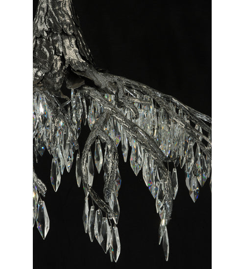 Meyda 38" Long Winter at Stillwater Crystal Chandelier- 124644