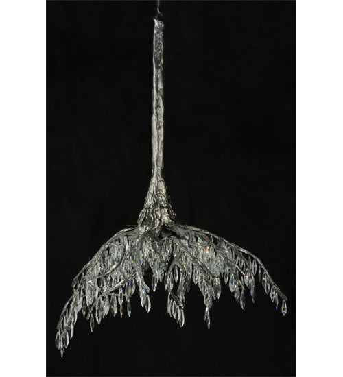 Meyda 38" Long Winter at Stillwater Crystal Chandelier- 124644