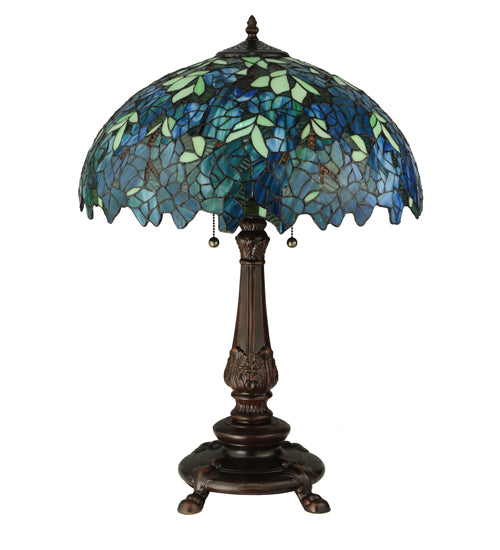 Meyda 26"H Nightfall Wisteria Table Lamp '124815