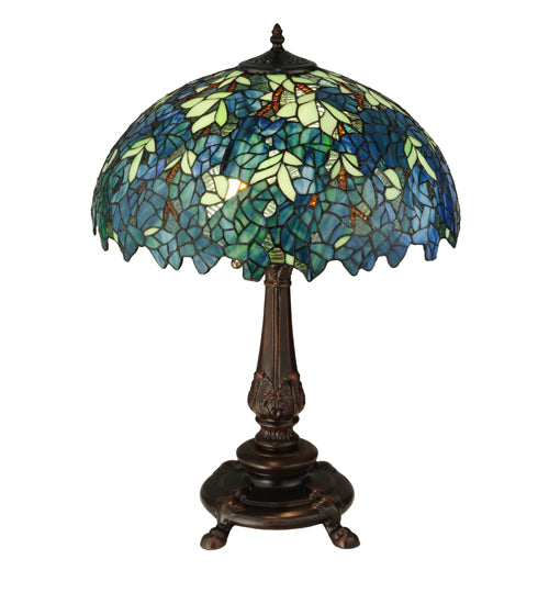 Meyda 26"H Nightfall Wisteria Table Lamp '124815