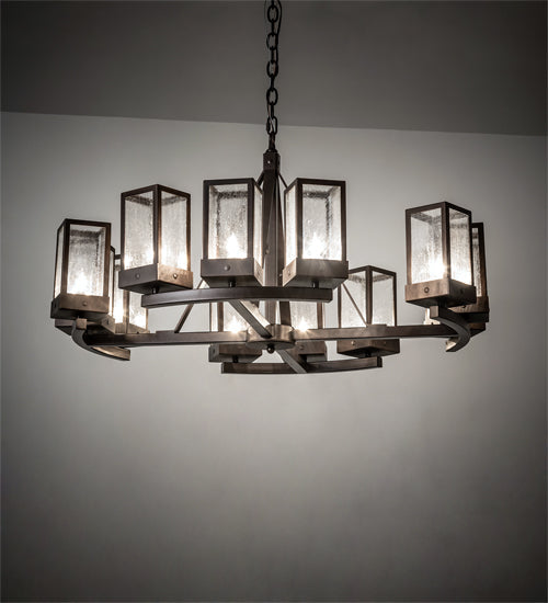 Meyda 36" Wide Parker Henry 12 Light Chandelier 125269