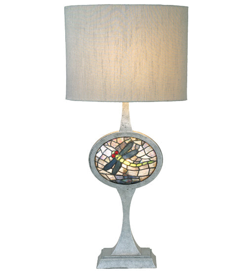 Meyda 31.5"H Cameo Dragonfly Lighted Base Table Lamp 12569