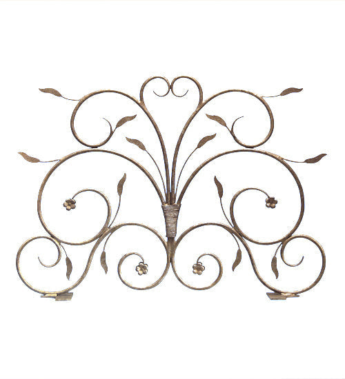 Meyda 39" Wide Bordeaux Fireplace Screen 126250