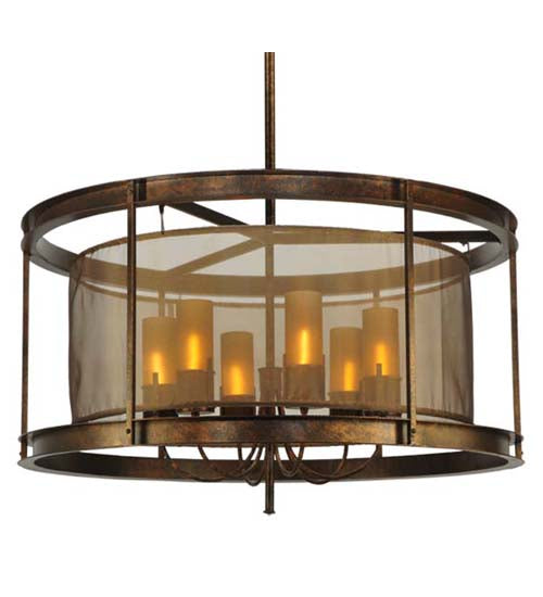 Meyda 42" Wide Cordoba 6 Light Pendant 128040