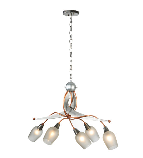 Meyda 30"L Ballerina 5 LT Chandelier 128524