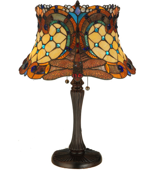 Meyda 22.5"H Hanginghead Dragonfly Table Lamp '130762