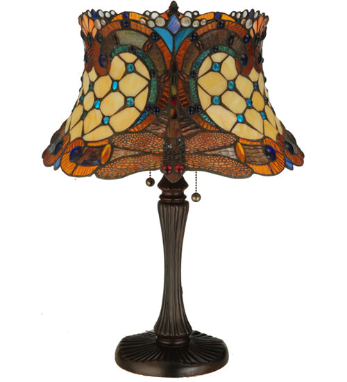 Meyda 22.5"H Hanginghead Dragonfly Table Lamp '130762