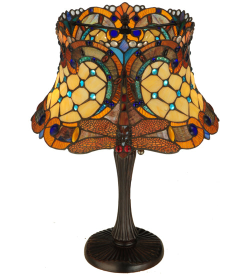 Meyda 22.5"H Hanginghead Dragonfly Table Lamp '130762