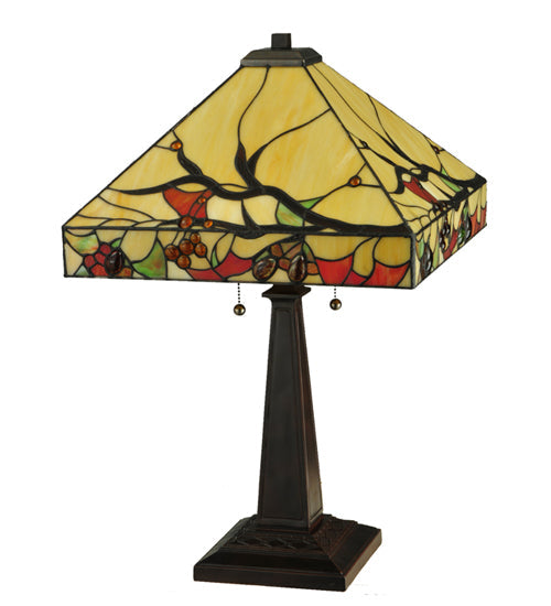 Meyda 25"H Woodland Berries Table Lamp '131507