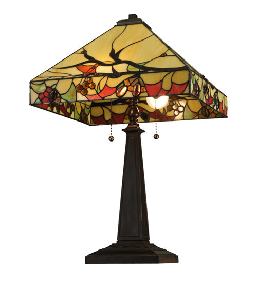 Meyda 25"H Woodland Berries Table Lamp '131507