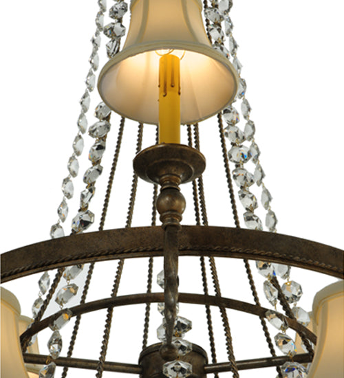 Meyda 48" Wide Amaury 15 Light Two Tier Chandelier- 132050