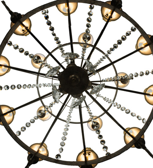 Meyda 48" Wide Amaury 15 Light Two Tier Chandelier- 132050