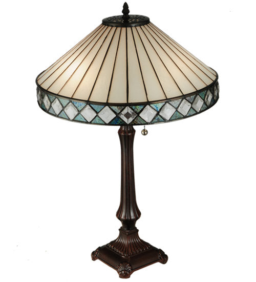 Meyda  25"H Diamondring Table Lamp '134537