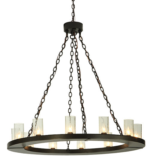 Meyda 42"W Loxley 12 LT Chandelier '136074