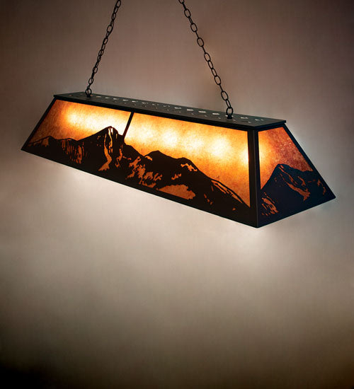 Meyda 61" Long Mountain Range Oblong Pendant '136601