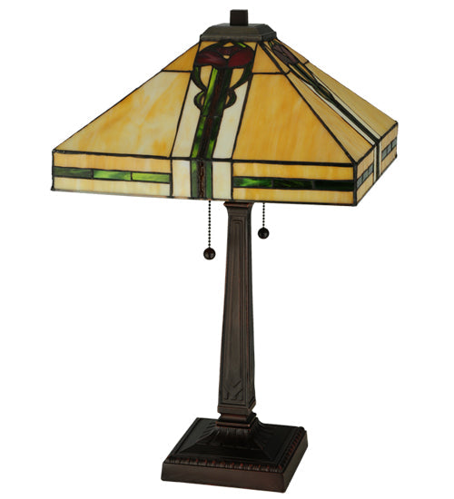 Meyda 23"H Parker Poppy Table Lamp '138117