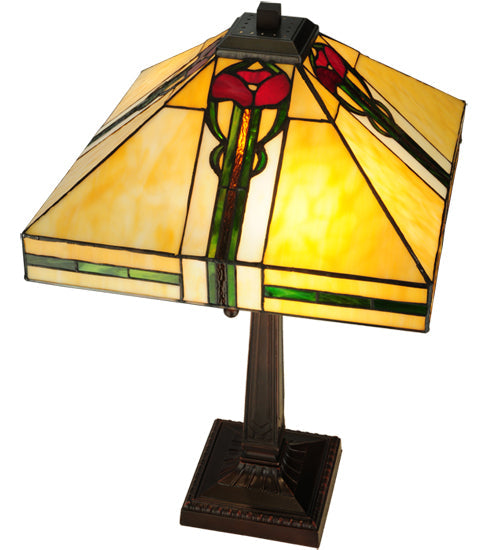 Meyda 23"H Parker Poppy Table Lamp '138117