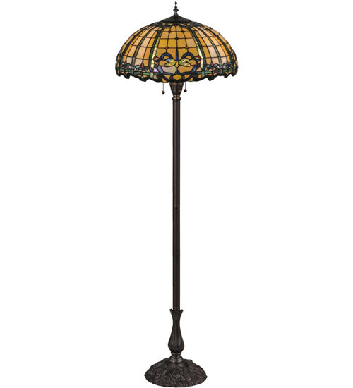 Meyda  63"H Dragonfly Trellis Floor Lamp '138587