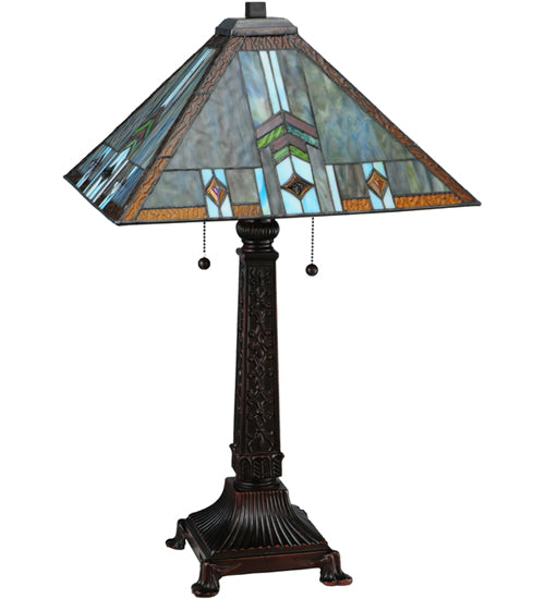 Meyda 26"H Prairie Wheat Sunshower Table Lamp '138772