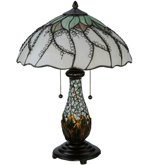 Meyda 22.5"H Videira Florale Table Lamp '139604