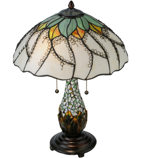 Meyda 22.5"H Videira Florale Table Lamp '139604