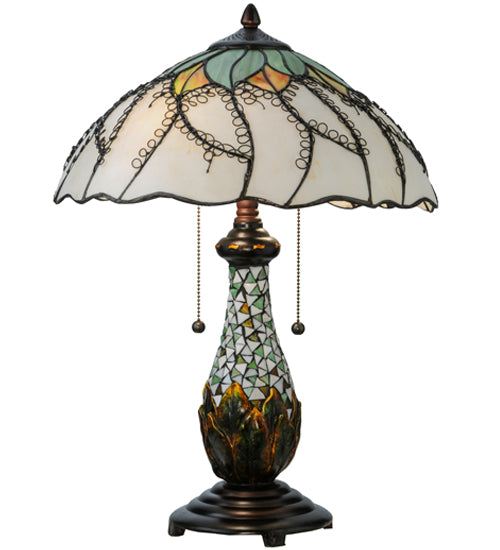 Meyda 22.5"H Videira Florale Table Lamp '139604