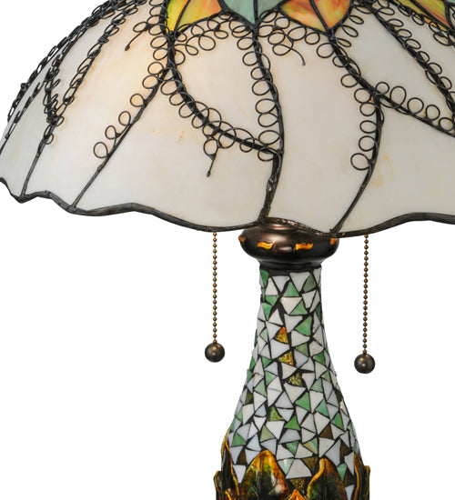 Meyda 22.5"H Videira Florale Table Lamp '139604