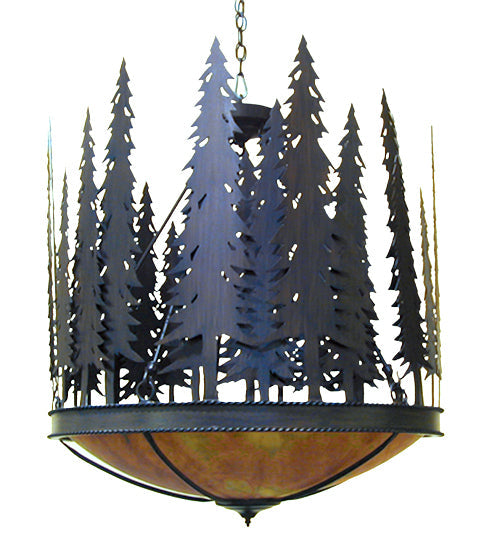 Meyda 30" Wide Tall Pines Inverted Pendant '140717