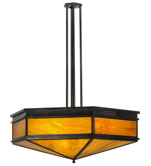 Meyda 45"W Davis Street Octagon Inverted Pendant '141558