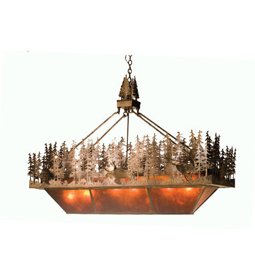 Meyda 60"L Pine Lake Oblong Inverted Pendant '14171