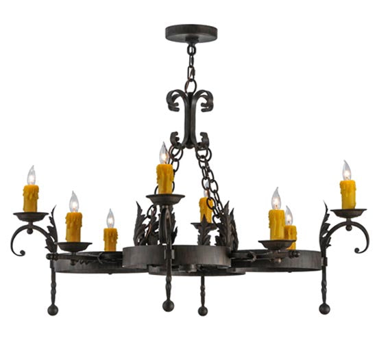 Meyda 42"W Andorra 8 LT Chandelier '142876