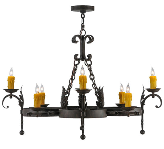 Meyda 42"W Andorra 8 LT Chandelier '142876