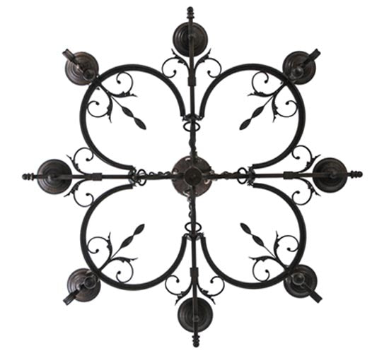 Meyda 42"W Andorra 8 LT Chandelier '142876