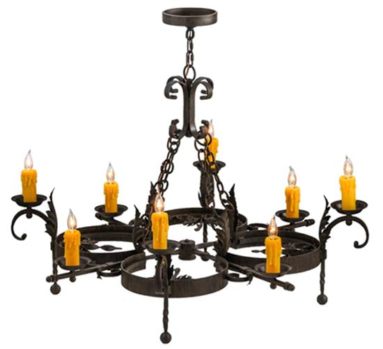 Meyda 42"W Andorra 8 LT Chandelier '142876