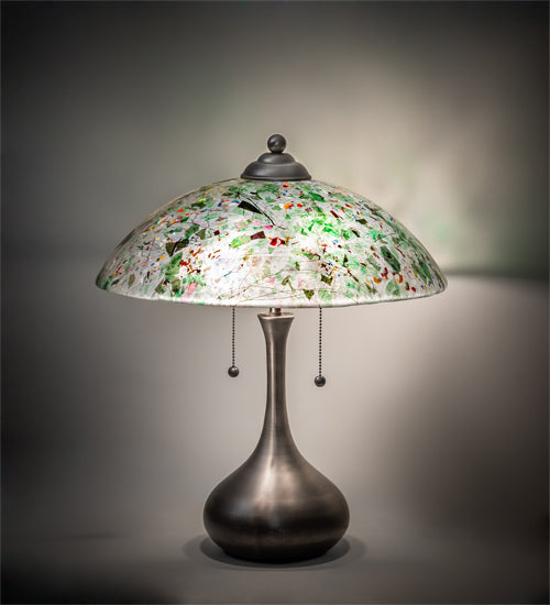 Meyda 21"H Metro Fusion Confetti Glass Table Lamp '143292